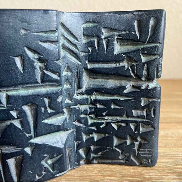Asymmetrical Black and Gray Ceramic Art Piece Alexander Danel Austin Sculpture - Picture 5 of 16